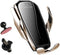 Wireless Car Charger Mount, Auto Clamping 10W 7.5W Fast Charger for iPhone 12/12 Pro max/12 Pro/11/11Pro max/11 Pro/X/XR/XR max Samsung (Champagne...