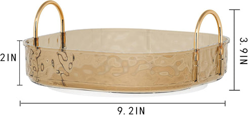 ZHIAI 360 Rotating Makeup Organizer, Bathroom Make Up Spinning Holder Rack, Large Capacity Cosmetics Storage Vanity Shelf Countertop for Bathroom,...