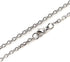HZMAN Mens Polished Stainless Steel Silver Cross Pendant Necklace 22+2 Inches Chain...
