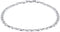 PORI JEWELERS 925 Sterling Silver 4.5mm Mariner Chain Link Anklet - Available in Silver or Yellow...