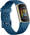 Getino Sport Bands Compatible with Fitbit Charge 5/ Charge 6 for Women Men, Soft Breathable Waterproof Strap Adjustable Replacement Accessories fo...
