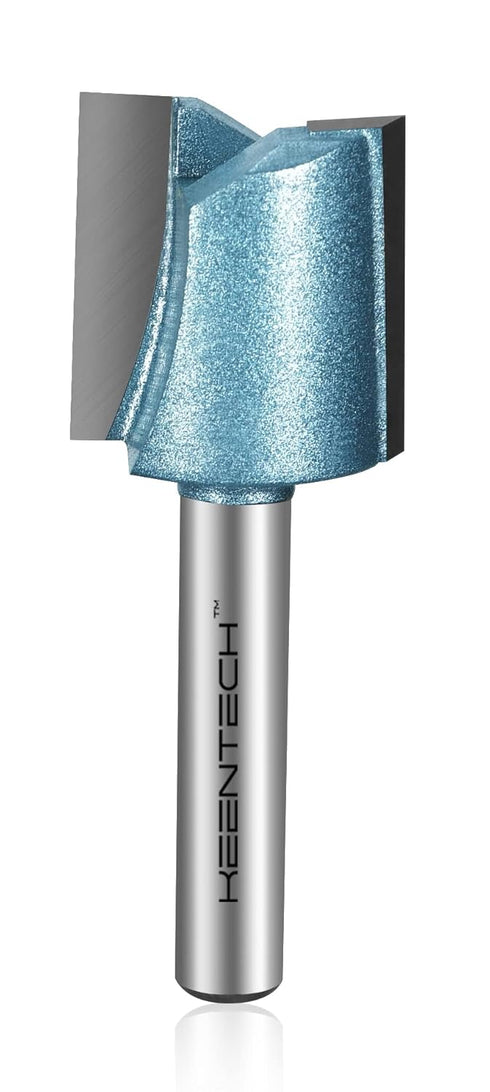 Router Bits, Carbide Tipped Mortising Router Bit for Making Mortises, Industrial Grade Cutting Tools for Woodworking (1/4 Inch Shank x 3/4 Inch Di...