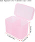 Dioche 2 Grids Nail Storage Box Nail Polish Remover Pad Storage Container Cosmetic Storage Box Organizer Holder Cotton Film Box for Nail Tools, Co...