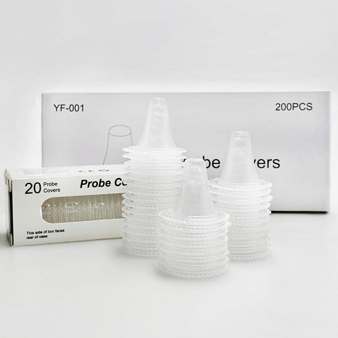 400pcs Ear Thermometer Probe Covers, Thermometer Covers for All Braun Ear Thermometer Models Digital Thermometers Disposable Covers...