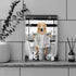 Golden Retriever Canvas Wall Art Black and White Funny Pictures Farmhouse Bathroom Wall Decor Dog Sitting in Toilet Painting for Toilet Bathroom D...