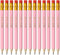 50 Pcs Pink Wedding Pencils for Bridal Shower, Wooden Half Pencils with Eraser Pre-Sharpened Mini Pre-wedding Hexagon Pre-wedding Pencil for Bride...