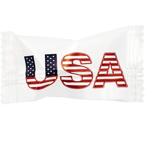 The Dreidel Company Patriotic Flag USA Buttermints, 4th of July, Mint Candies, After Dinner Mints, Butter Mint Candy, Fat-Free, Kosher Certified, ...