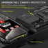 for iPhone 15 Pro Case with 2Tempered Glass Screen Protector,iPhone 15 Pro Kickstand Case with Slide Camera Cover &360°Ring Stand Magnetic Shockpr...