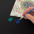 100pcs Transparent Quarter Watercolor Pans, 1ml Clear Empty Paint Pans for DIY Watercolor Palette, Travel Sets, and Custom Paint Mixing...