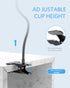 BESTEK BTIH600BK Gooseneck Phone Holder, Lazy Bracket 360° Swivel for iPhone and Other Smart Phones for Bedroom, Office, Bathroom, Kitchen, Black...