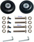 Luggage Suitcase Wheels 70mm x 24mm/2.75"x0.94" w/ABEC 608zz Skate Inline Outdoor Replacement Wheels, One Set of (2) Wheels (OD:70 W:24 ID:6 Axles...