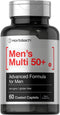 Horbaeach Men's Multivitamin 50 Plus | 60 Caplets | Non-GMO & Gluten Free Supplement...