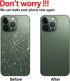 Rear Back Glass Replacement for iphone 13 pro 6.1 inch All Carriers with Professional Repair Tool Kits (Alpine Green)...