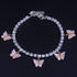 Rhinestone Chain Heart Anklet Bracelet,Crystal Heart Pendant Anklets,Bikini Foot Chain Bracelet,Crystal Armlet,Rhinestone Leg Bracelet Jewelry...