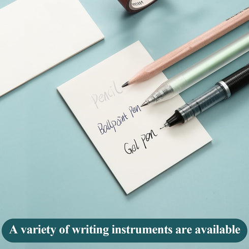 M&G 300 Sheets Transparent Sticky Notes, Waterproof Self-Adhesive Translucent Sticky Notes Pads Clear Post It Notes for Books Annotation School & ...