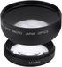 Wide Angle Macro Lens, Camera 52mm 0.45X Magnification Universal Conversion Lens Professional Optical Glass Camera Close Up Lens, for Canon for Ni...