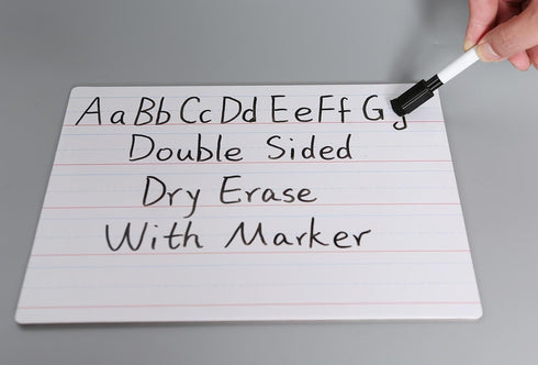Dry Erase Lined Whiteboard for Kids, White board with Lines for Writing, Handwriting Practice Board for School and Homeschool Supplies...
