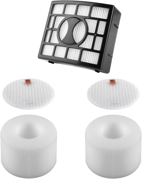 Shark UV810 Filter with Foam & Felts for Shark Vacuum UV810 NV801 NV803 NV800 NV680 NV681 NV682 NV683 (1 HEPA, 2 Foam & Felt Filters) Part # XHF68...