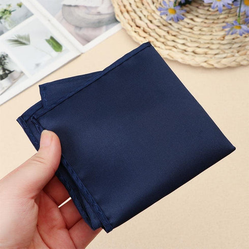 15 Pieces Mens Pocket Squares, 8.6 x 8.6 Inch Handkerchief, Soft Silk Men Hankies for Wedding Party, Pocket Square Towel...