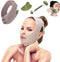 Beauty Face Sculpting Sleep Mask?V Line Lifting Chin Mask, Chin Strap for Double Chin for Women?Chin Mask Lift and Gua Sha Stone ?Mask Kit Improve...