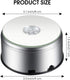 Mudder 7 LED Rotating Display Stand Light Colorful Crystal Base Cup Turner Platform 360 Degree Display Spinner with USB Cable for Tumbler Cup Crys...