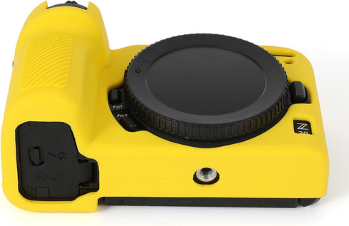 Rieibi Z30 Case, Soft Silicone Protective Case for Nikon Z30 Digital Camera, Lightweight Nikon Z30 Camera Case Cover Grip Body Skin - Yellow...