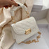 Stylish Korean Diamond Lattice Design Small Shoulder Bag...