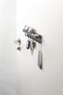 Yamazaki Home Magnetic Key Rack with Tray Steel One Size Black...