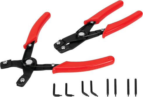 Performance Tool W1150S Internal and External Pliers Set - Straight, 90 Degree and 45 Degree Tips Included for Versatile Use...