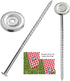 10 Count Outdoor Rv Rug Stakes, Stainless Steel Spira Patio Mats Stakes, Used for Fixing Rugs, Tents, Tarps, and RV Mats?Rv Camping Accessories fo...