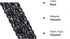 Elastic Lace Trim 10 Yards Black Lace Ribbon Floral Pattern Stretchy Lace Fabric for Sewing, Garment, DIY Crafts and Gift Wrapping...