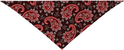 Paisley Red Dog Bandana Scarf Triangle Bibs Pet Accessories Cat Kerchief...