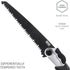SOG Folding Saw - Wood Saw, Hand Saw, Pruning Saw and Camping Saw with 8.25 Inch Removable Blade and Compact Sheath for Foldable Saw (F10N-CP) , B...