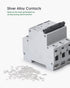 3 Pole DIN Rail Mount Circuit Breaker, 20 Amp 480V AC Miniature Circuit Breaker, Thermal Magnetic Trip AC Disconnect Switch MCB C20...