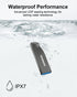 128GB USB 3.0 Flash Drive, Waterproof Metal USB Memory Stick, Slim Thumb Drive Portable Pen Drive with Keychain Hole Stylish Jump Drive for PC Com...