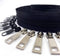 Zipper Roll by Yard #5 Bulk 10 Yards Nylon Zipper with 10pcs Sliver Sliders and 10pcs Colorfull Sliders for DIY Sewing Craft Projects (Black)...