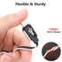 Multi Charging Cable 2 Pack 3FT, 4 in 1 Retractable Multiple Charger Cord Multi USB Cable Adapter with Dual IP/USB C/Micro USB Port for Phone 15 1...