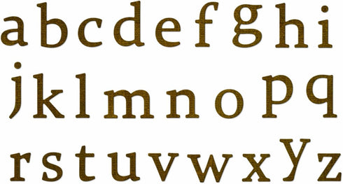 26 Lowercase Letters Standard Font Metal Cutting Dies for Card Making, Paper Embossing Die Cuts Kit Templates, Storage Pockets Supplies, Photo Fra...