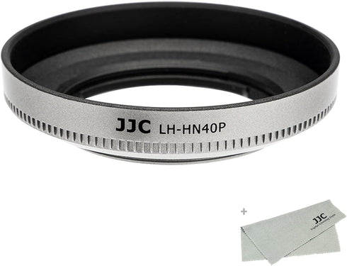 (Silver) Camera Lens Hood for NIKKOR Z DX 16-50mm F3.5-6.3 VR on Z30 Z fc ZFC Z50, Replace Nikon HN-40 Lens Hood, Compatible w 46mm Cap and 46mm F...