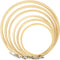 Caydo 6 Pieces Embroidery Hoop Set Circle Cross Stitch Hoop Ring 4 inch to 10 inch for Embroidery and Cross Stitch...