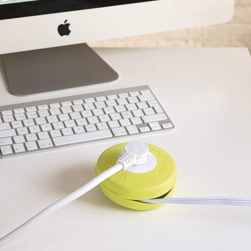 Portable Extension Cord with 6 ft Quick Store Durable Cable by EasyLife Tech for Home, School, Daycare, and Travel...