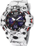 Men's Digital Watches Military Outdoor Waterproof Sports Wrist Watch Date Multi Function LED Alarm Stopwatch, White Watches for Mens...