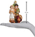 Old World Christmas Pilgrim Thanksgiving Glass Blown Ornaments for Christmas Tree...