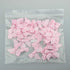 7Rainbows 50pcs Boutique Mini Pink Gingham Ribbon Bows Appliques DIY Craft for Sewing Scrapbooking Wedding and Gift...