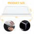 Multipurpose Acrylic Cutting Board with Counter Lip, 16 x 12 Inch Transparent, Non-Slip and Scratch-Resistant Cutting Boards for Kitchen, Countert...