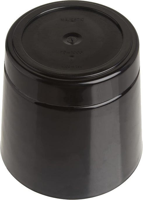 Novelty Majestic Full Depth Round Cylinder Pot, Glossy Black, 8-Inch (10088)...
