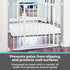 Toddleroo by North States - Safety Gate Wall Guards: Pressure Mounted Baby Gate Wall Protector - Pack of 4 - White...