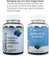 Amazon Basics Prebiotic & Probiotic Gummies, 2 Billion CFU, Blue Raspberry, 50 Count (2 per Serving) (Previously Solimo)...