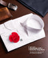Premium Trio Cluster Flower Lapel Pin - Formal Boutonniere for Men, Flower Brooch Pin...