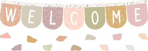 Teacher Created Resources Terrazzo Tones Welcome Bunting Bulletin Board (TCR7200)...